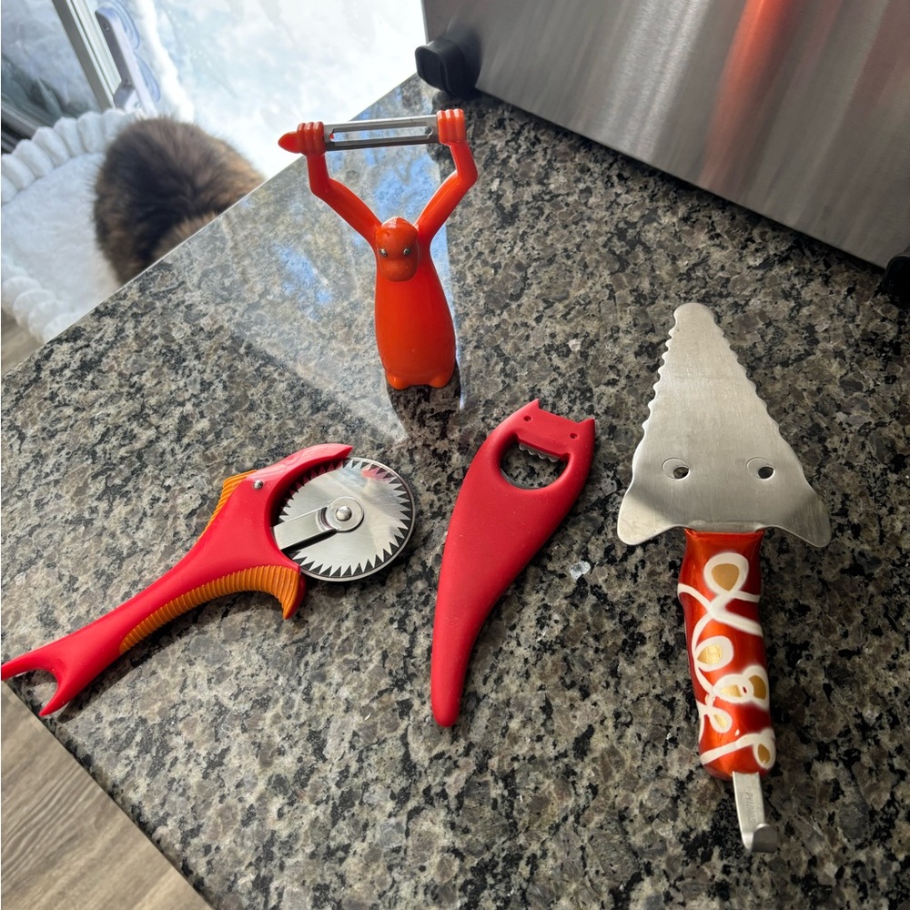 Set of Funky Kitchen Tools